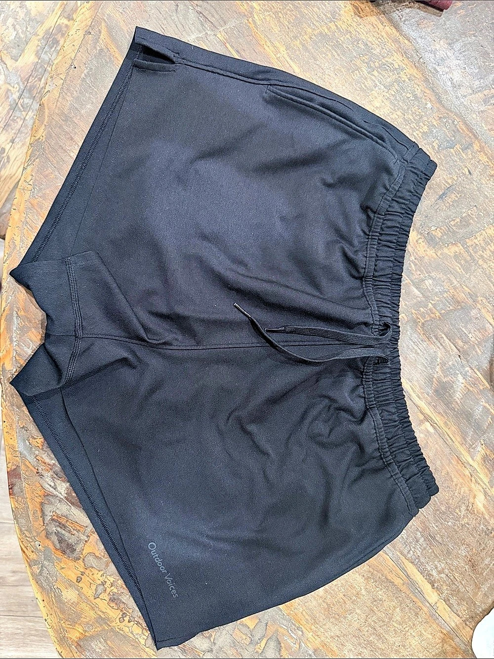 Outdoor Voices Warmup Short Black Athletic Shorts Medium